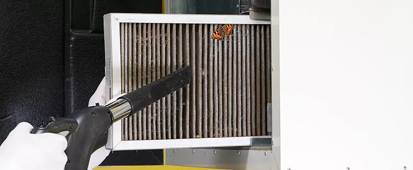 Clogged Air Duct Cleaning Process in Railroad Square District, CA