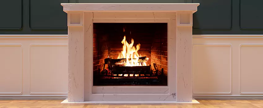 Decorative Electric Fireplace Installation in Railroad Square District, California