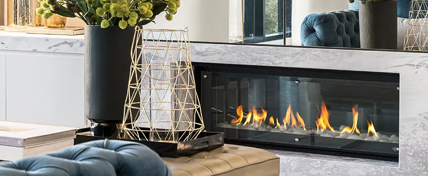 Custom Fireplace Crystals in Railroad Square District, California