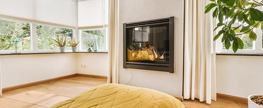 Residential Fireplace Ceramic Glass Installation in Railroad Square District, CA