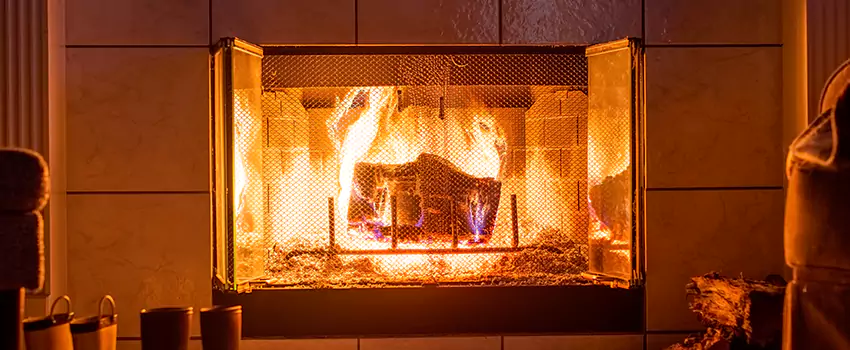 Mendota Hearth Landscape Fireplace Installation in Railroad Square District, California