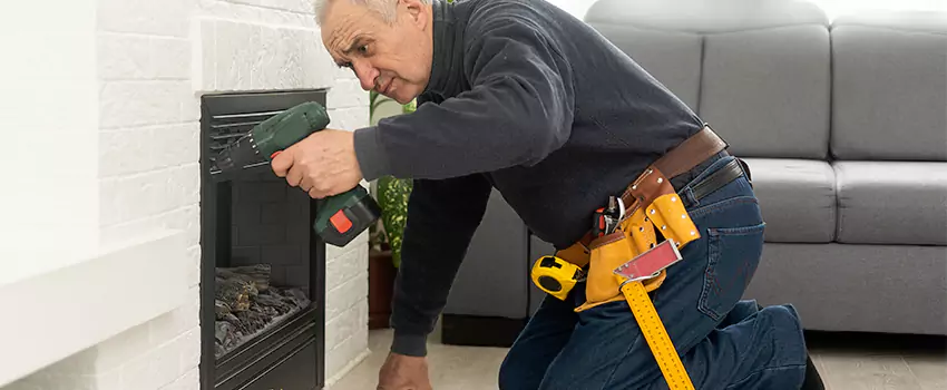 New Indoor Fireplace Installation in Railroad Square District, California