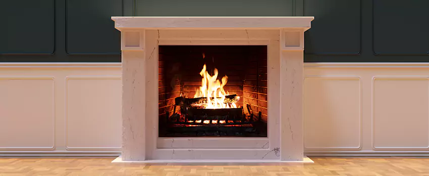 Open Flame Wood-Burning Fireplace Installation Services in Railroad Square District, California