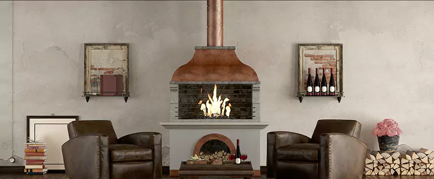 Thelin Hearth Products Providence Pellet Insert Fireplace Installation in Railroad Square District, CA