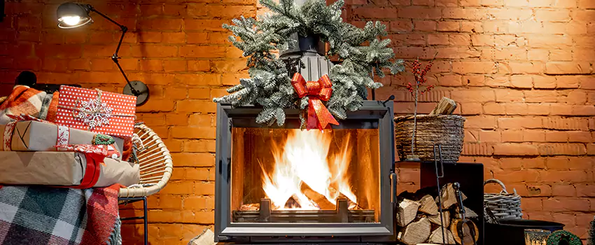 Travis Industries Linear Gas Fireplace Installation in Railroad Square District, California