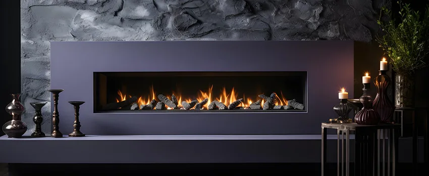 Ember Bed for Ventless Gas Fireplace in Railroad Square District, CA
