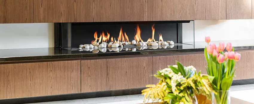 Double-height Fireplace Design Refurbishment in Railroad Square District, California