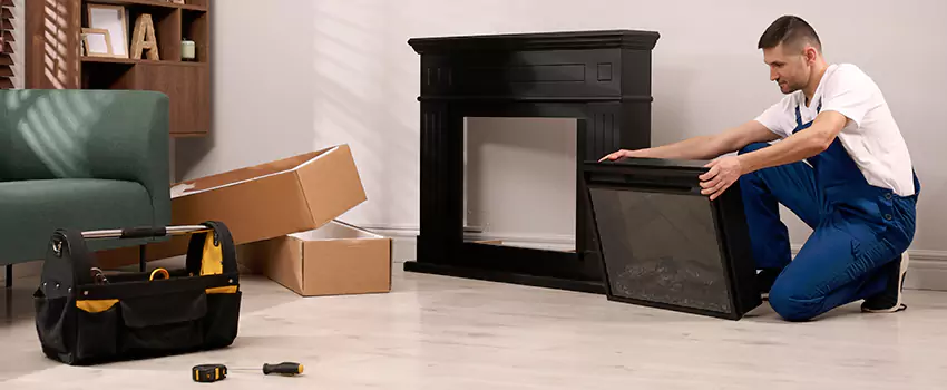 Old Rusted Metal Fireplace Repair And Replacement in Railroad Square District, CA