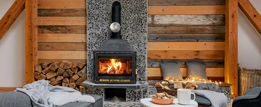 Thelin Hearth Products Direct Vent Gas Stove Fireplace Inspection in Railroad Square District, California